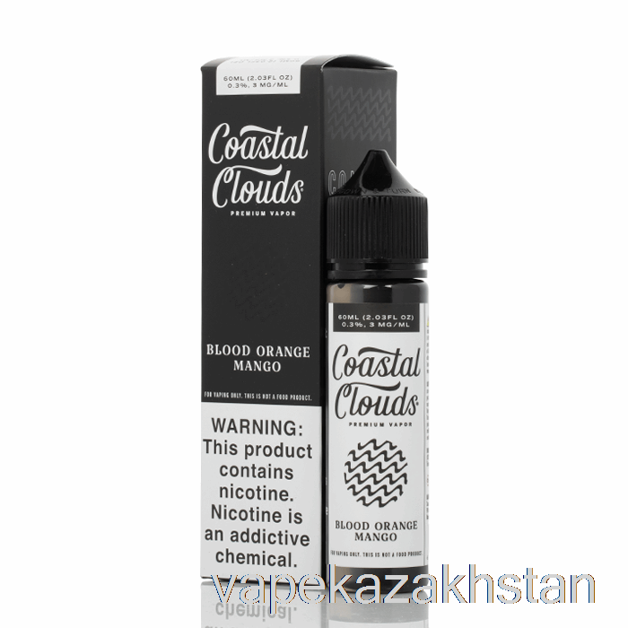 Vape Disposable Blood Orange Mango - Coastal Clouds Co. - 60mL 0mg